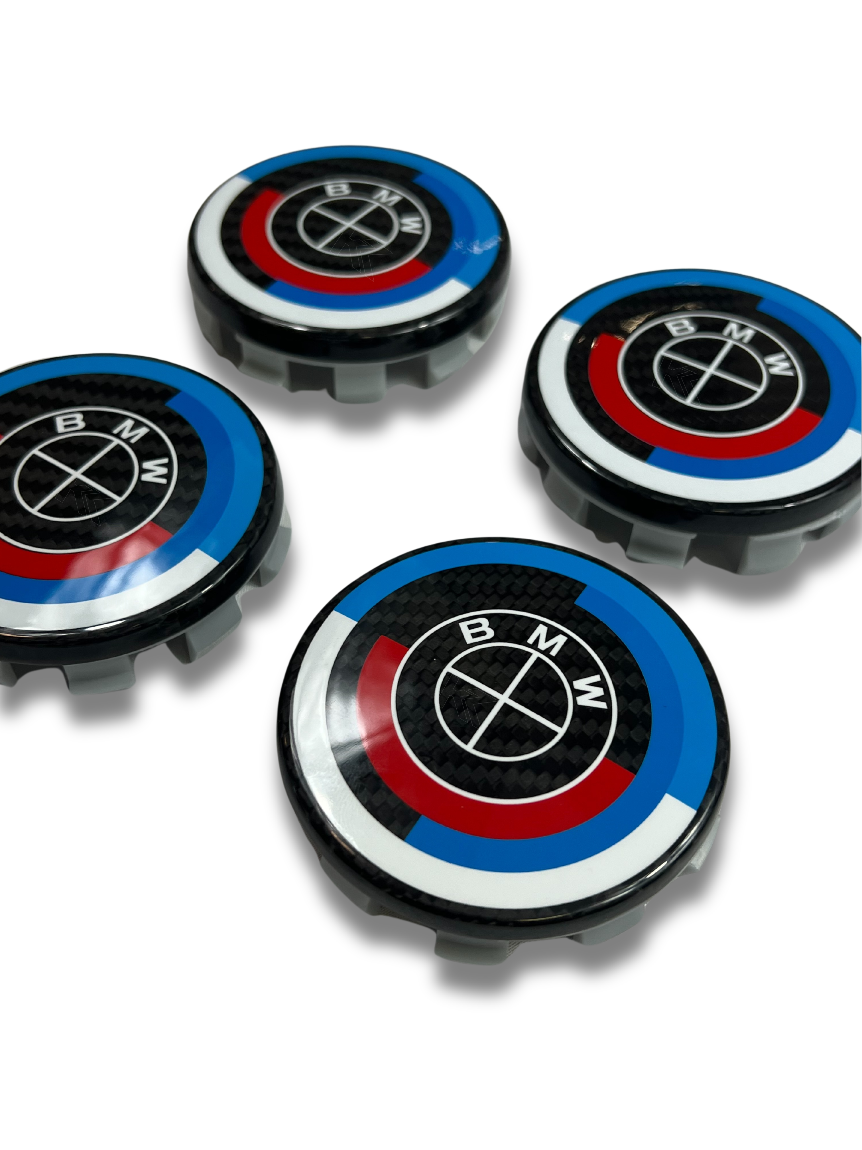BMW Wheel Caps - Full Carbon 50th Anniversary Style