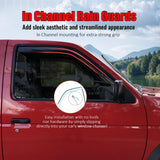 1987-1990 Nissan Pathfinder& 1987-1997 Pickup Standard Cab In-Channel Window Visors Acrylic Sun Rain Deflectors 2PCS