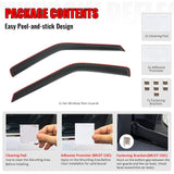 1987-1990 Nissan Pathfinder& 1987-1997 Pickup Standard Cab In-Channel Window Visors Acrylic Sun Rain Deflectors 2PCS