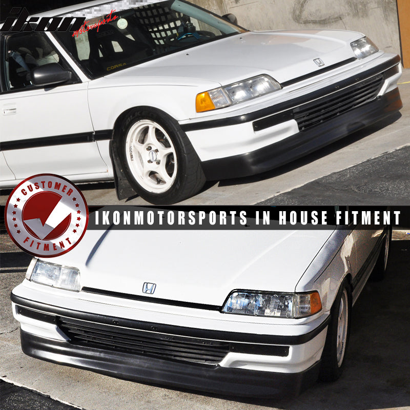 1990-1991 Honda Civic CS Style Front Bumper Lip PU