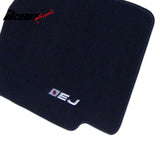 Car Floor Mat for 1992-1995 Honda Civic Carpet EJ logo 4PC Black Nylon
