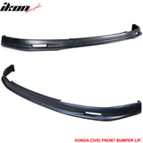 Front Bumper Lip for Honda Civic EG 1992-1995 Mugen Style Unpainted PP