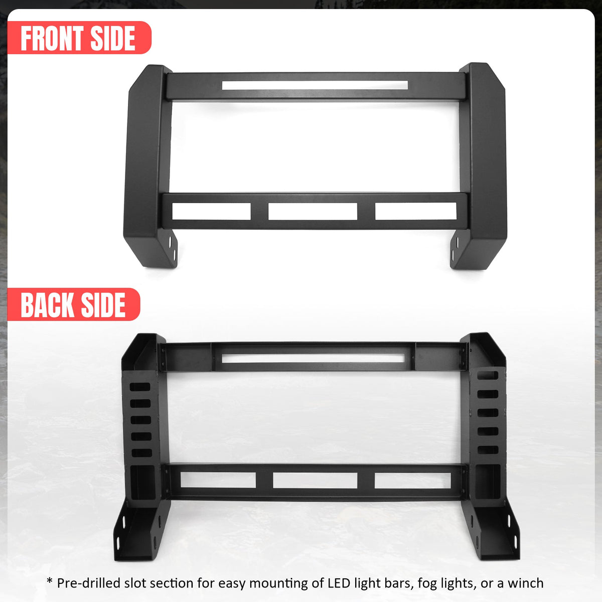 2005-2015 Toyota Tacoma Bull Bar Front Brush Bumper Grille Guard
