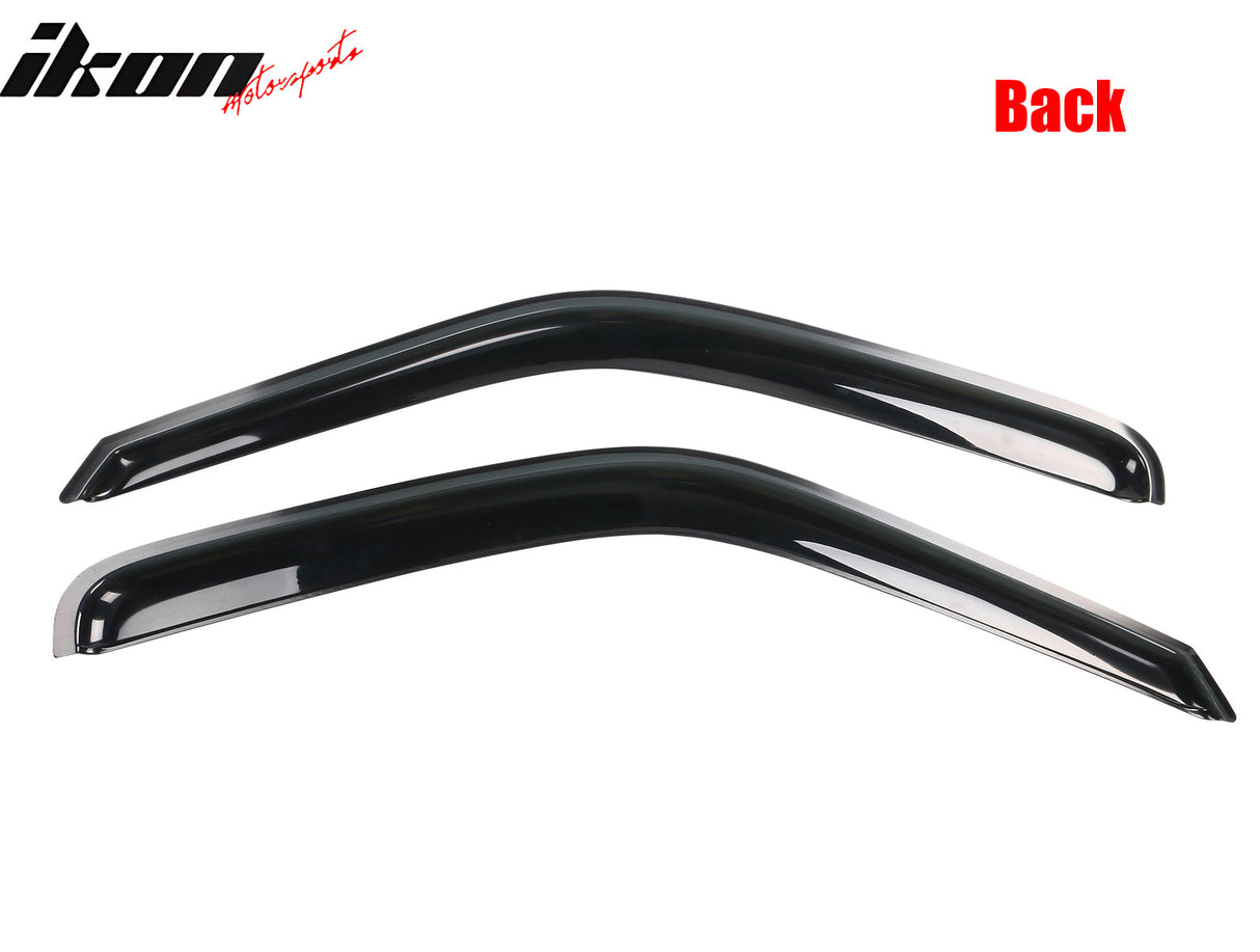 1994-2001 Dodge Ram 1500/2500/3500 Slim Smoke Window Visors Acylic