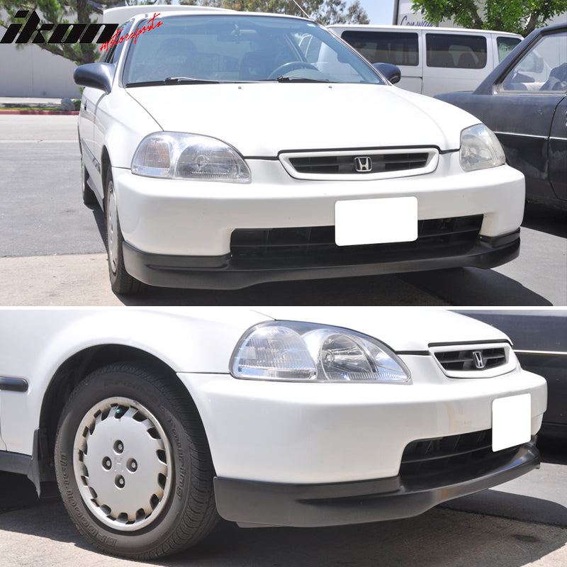 1996-1998 Honda Civic EK CTR Style Front Lip Splitter Unpainted PU