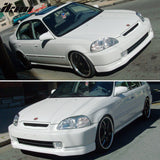 1996-1998 Honda Civic EK CTR Style Front Lip Splitter Unpainted PU