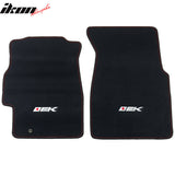 Floor Mat for Honda Civic 1996-2000 Black Red Stitch 4PC Nylon
