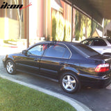1996-2000 Honda Civic Sedan Window Visors Acrylic 4Pc Set