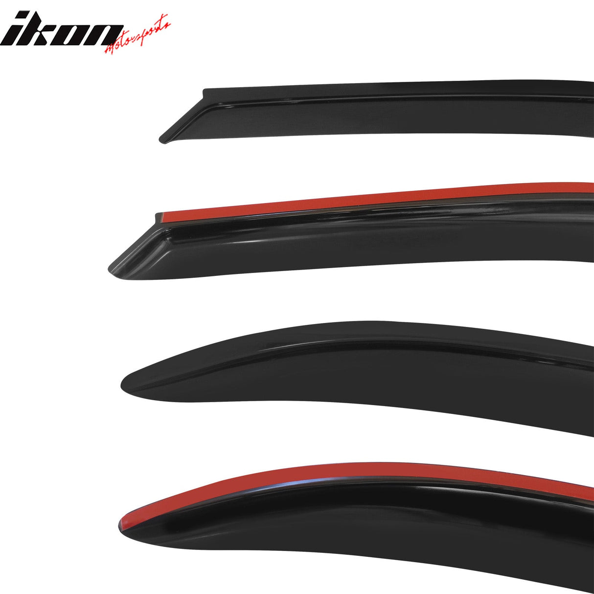 1996-2000 Honda Civic Sedan Window Visors Acrylic 4Pc Set