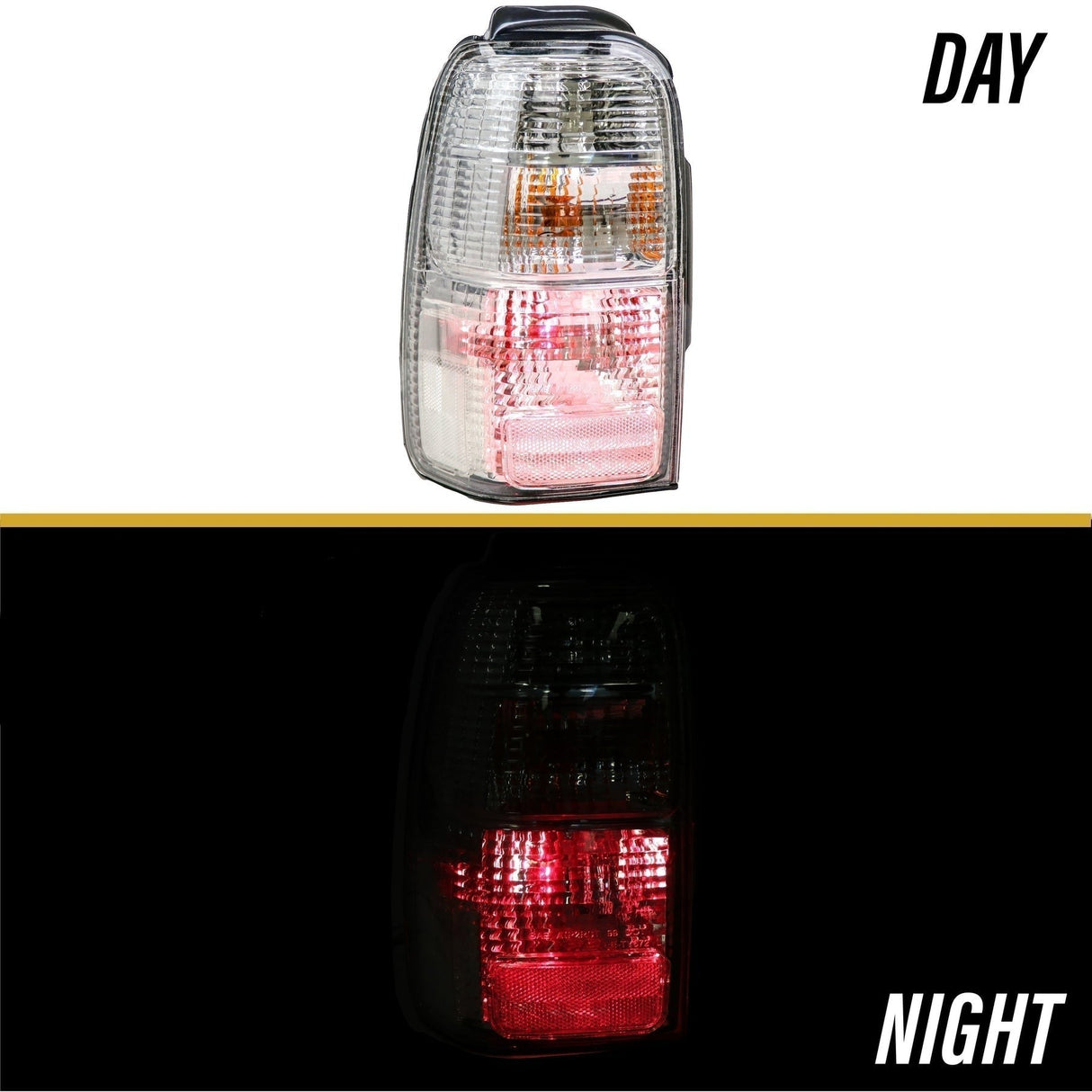 1996-2002 Toyota 4runner Trd Jdm Clear Rear Tail Lights Made By Unique Style Racing