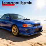 1997-2001 Subaru Impreza STI Carbon Fiber Print Front Bumper Lip PP