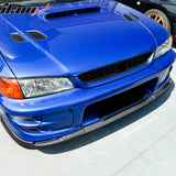 1997-2001 Subaru Impreza STI Carbon Fiber Print Front Bumper Lip PP
