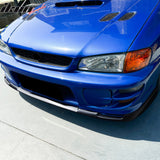 1997-2001 Subaru Impreza STI Style Gloss Black Front Bumper Lip PP
