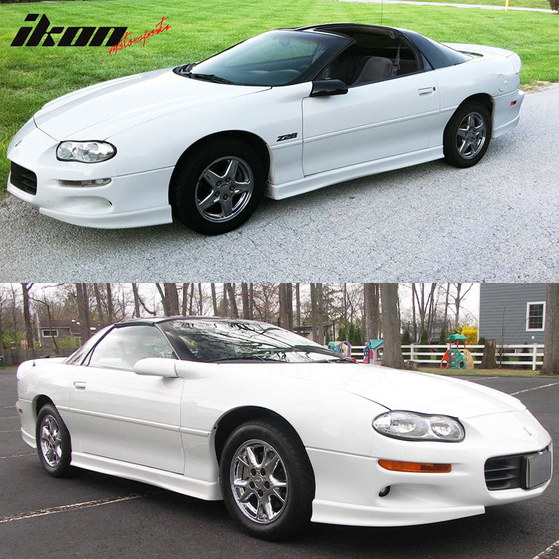 1998-2002 Chevy Camaro OEM Style Unpainted Black Front Bumper Lip PU