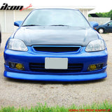 1999-2000 Honda Civic EK CS Style Unpainted Front Lip Splitter PU