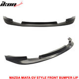 1999-2000 Mazda Miata MX-5 GV Unipainted Black Front Bumper Lip PU