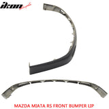 1999-2000 Mazda Miata OEM Style Unpainted Black Front Bumper Lip PU