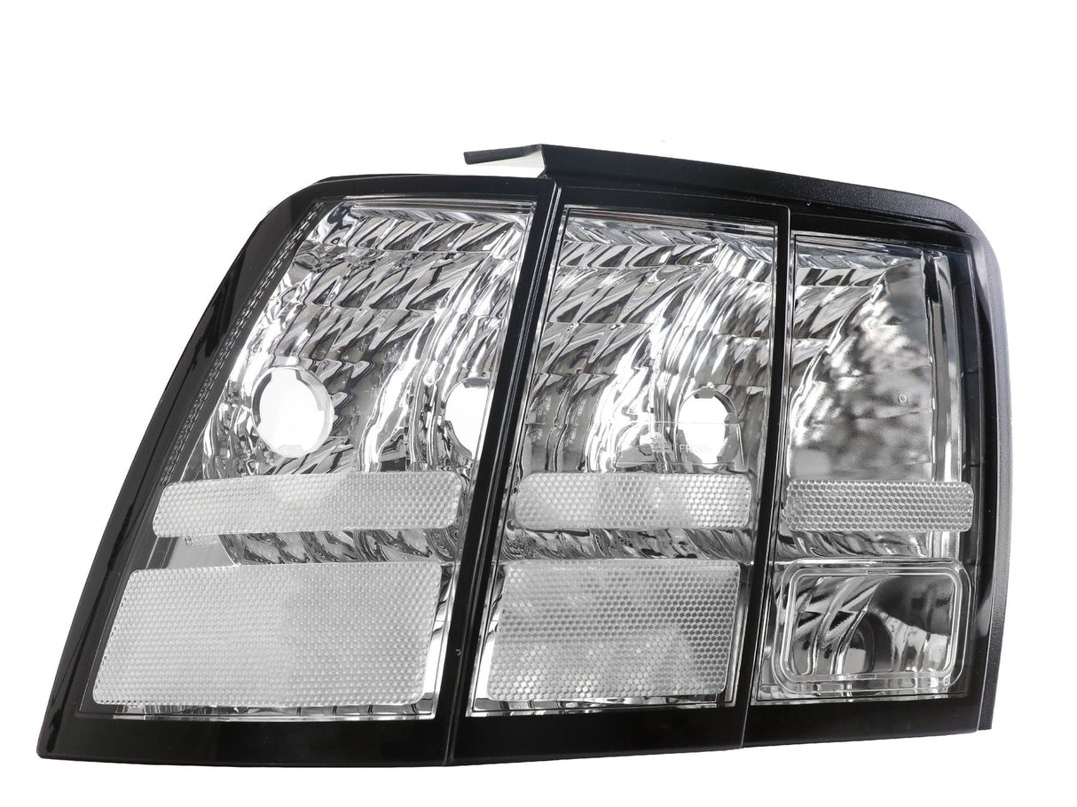 1999-2004 Ford Mustang V6 Gt New Edge Clear Euro Style Tail Light Made By Depo