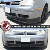 1999-2004 Volkswagen Golf MK4 P2 Style Unpainted Front Bumper Lip PU