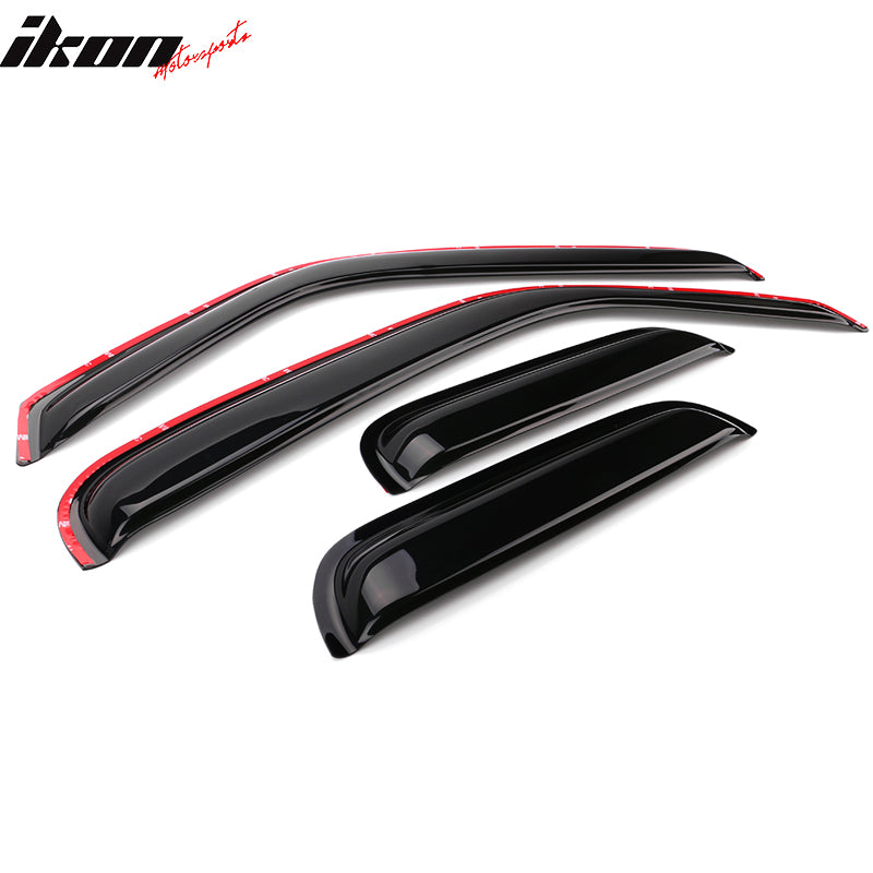 1999-2011 Ranger 1999-2000 Mazda B2500 Window Visors Acrylic