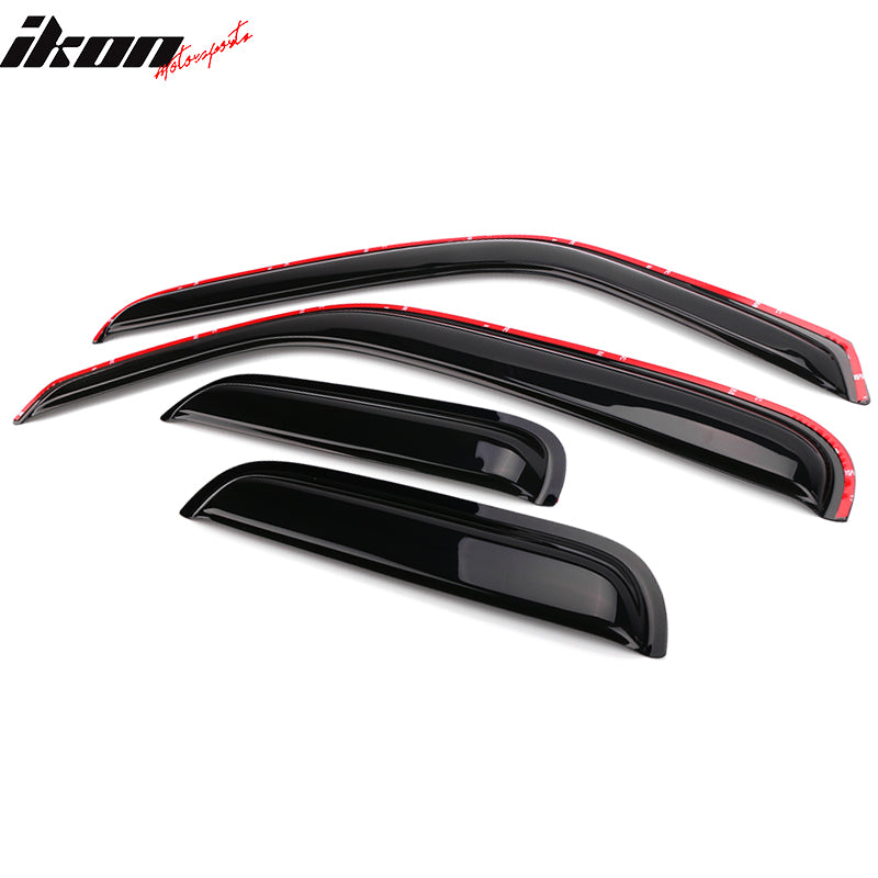 1999-2011 Ranger 1999-2000 Mazda B2500 Window Visors Acrylic