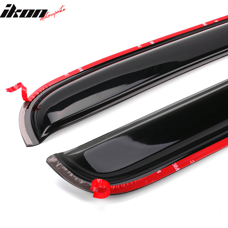 1999-2011 Ranger 1999-2000 Mazda B2500 Window Visors Acrylic