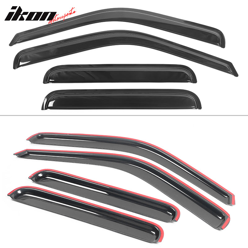 1999-2016 Ford F250 F350 F450 F550 Super Duty Crew Cab Window Visors