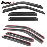 1999-2016 Ford F250 F350 F450 F550 Super Duty Crew Cab Window Visors