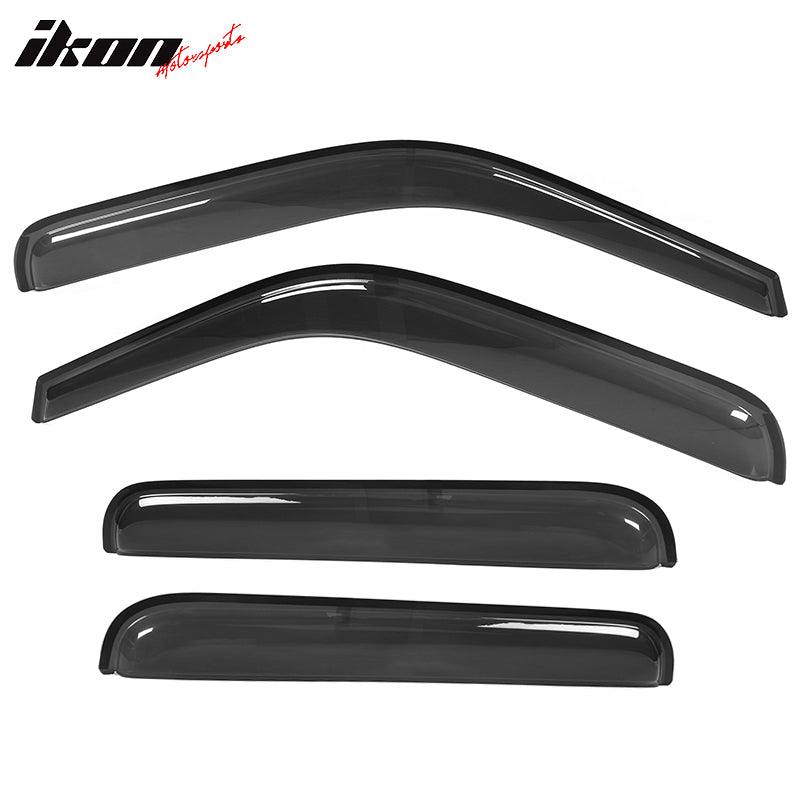 1999-2016 Ford F250 F350 F450 F550 Super Duty Crew Cab Window Visors