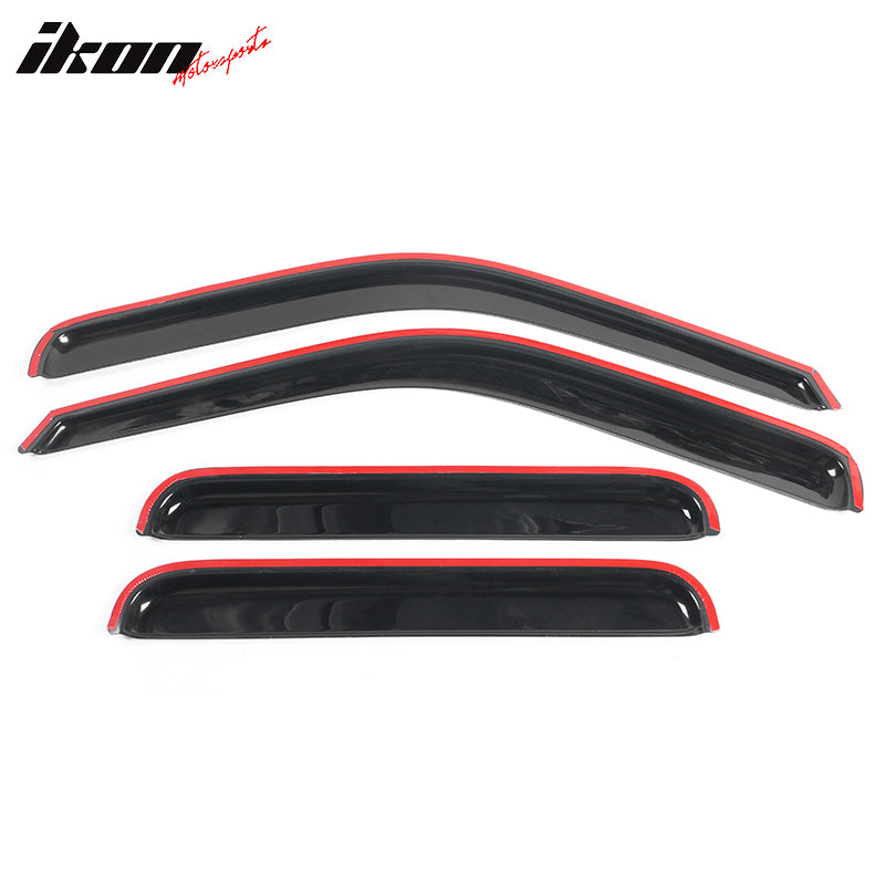 1999-2016 Ford F250 F350 F450 F550 Super Duty Crew Cab Window Visors