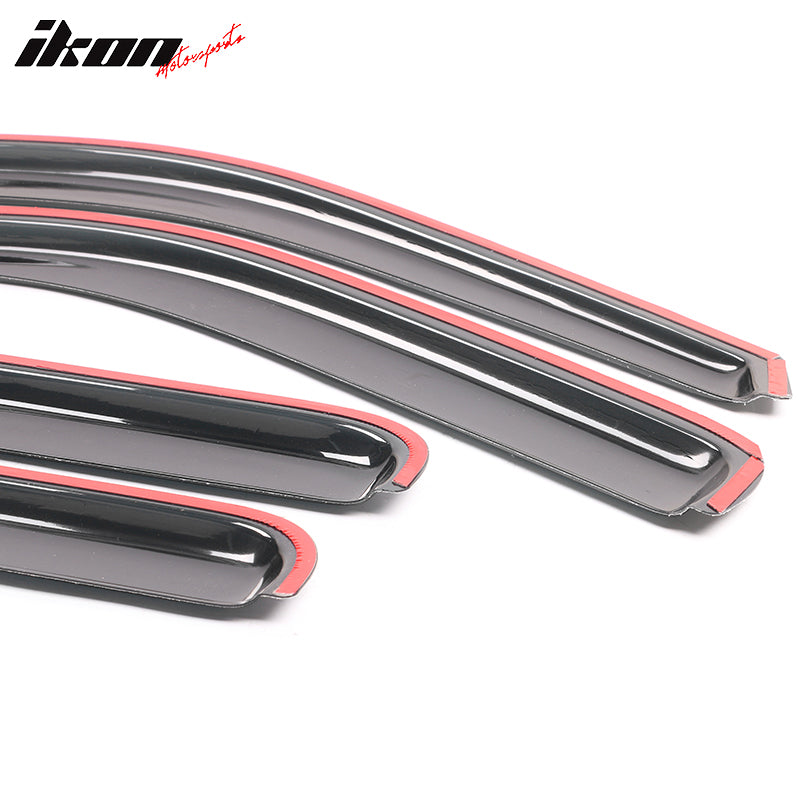 1999-2016 Ford F250 F350 F450 F550 Super Duty Crew Cab Window Visors
