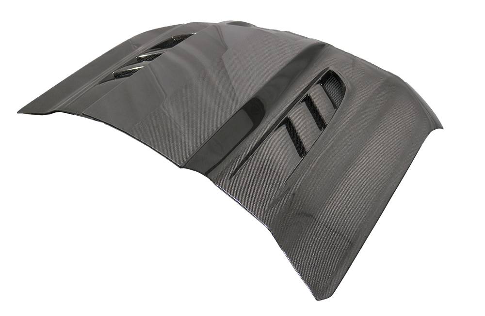 2019-2023 Chevrolet Silverado 4 doors 2 doors VTM Style Carbon Fiber Black Hood
