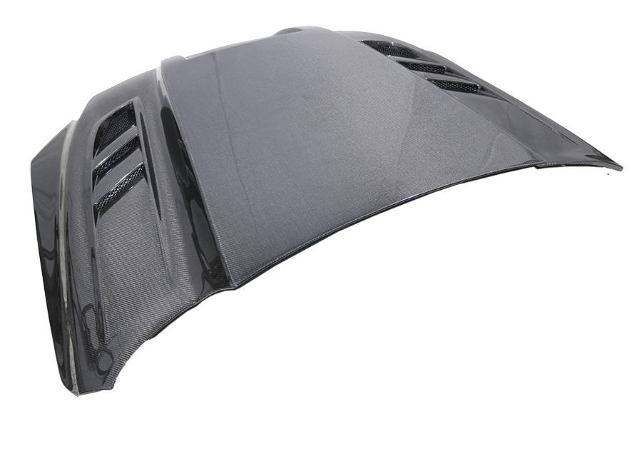 2019-2023 Dodge Ram 1500 4 doors 2 doors TMS Style Carbon Fiber Black Hood