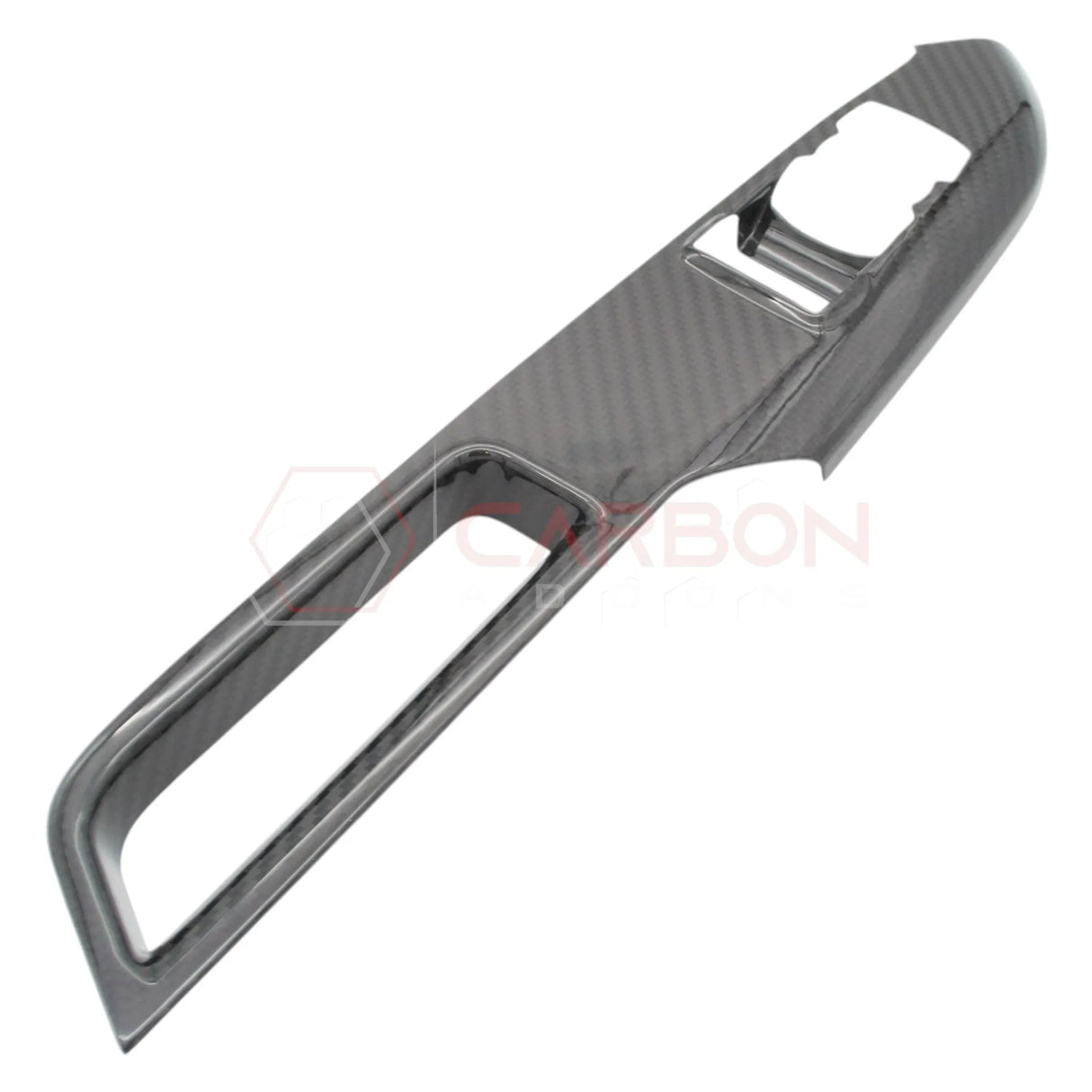 2024+ S650 Mustang Hard Carbon Fiber Window Switch Control Trim Cover | V2