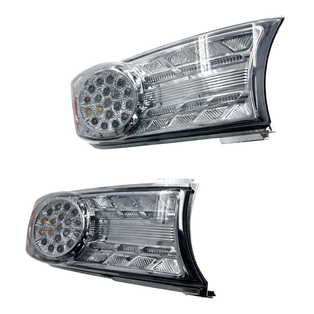 2007-2014 Toyota FJ Cruiser Black Smoke LED Look Parking Lights Pair