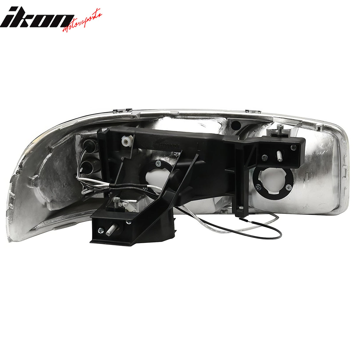 Clearance! Front Bumper Crystal Head Lights for GMC Sierra 1999-2006 Pair Clear Lens