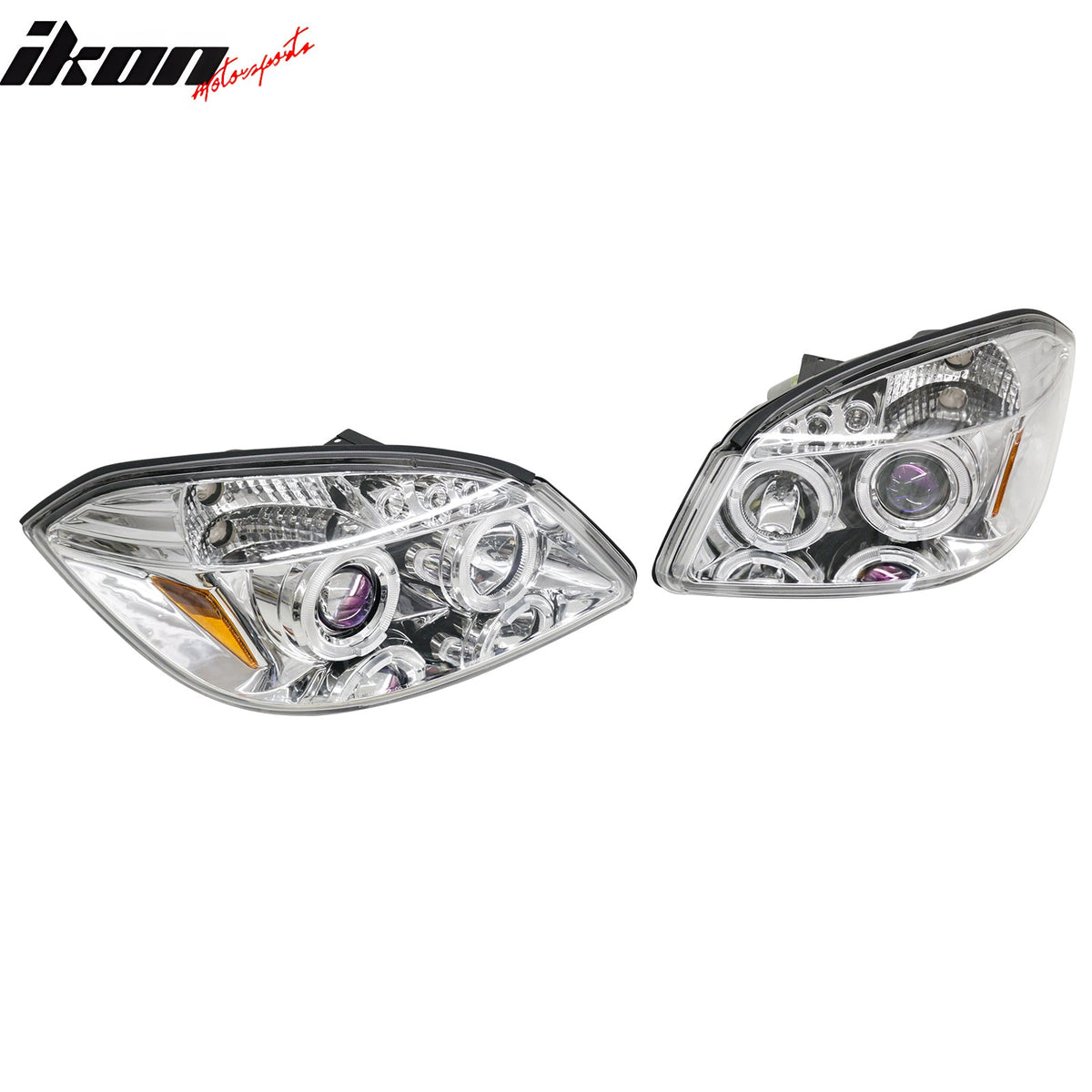 2005-2010 Chevy Cobalt 2007-2009 Pontiac G5 Projector Head Lights w/ Parking LED