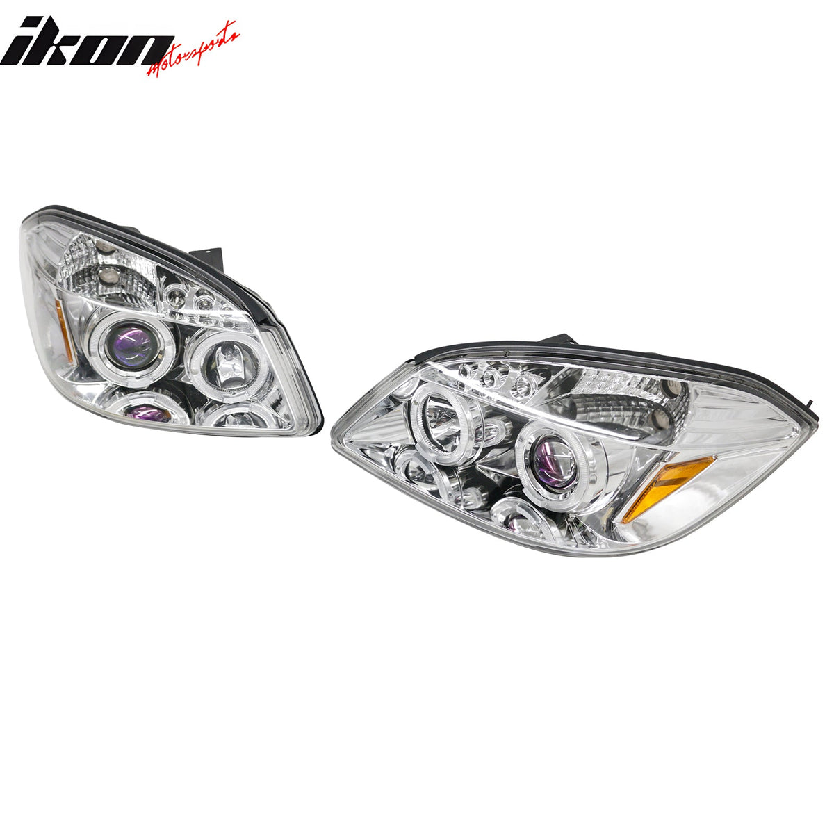 2005-2010 Chevy Cobalt 2007-2009 Pontiac G5 Projector Head Lights w/ Parking LED