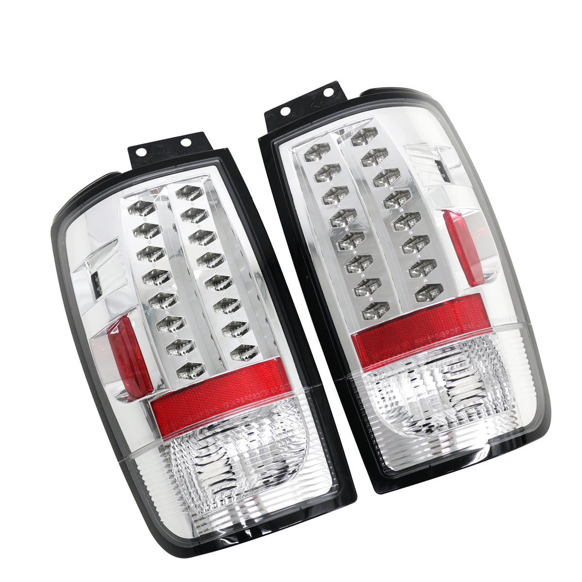 Clearance! Tail Lights Brake Lamps for Ford Expedition 1997-2002 Clear Lens LED Pair