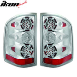 2007-2013 Silverado 1500 2500 3500 Lens LED Tail Lights Brake Lamps