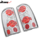 2000-2006 Chevy Suburban & Tahoe & GMC Yukon 1500/2500 2PCS RH LH Left Right Driver Passenger Side Rear Tail Lights Lamps Assembly Replacement Chrome