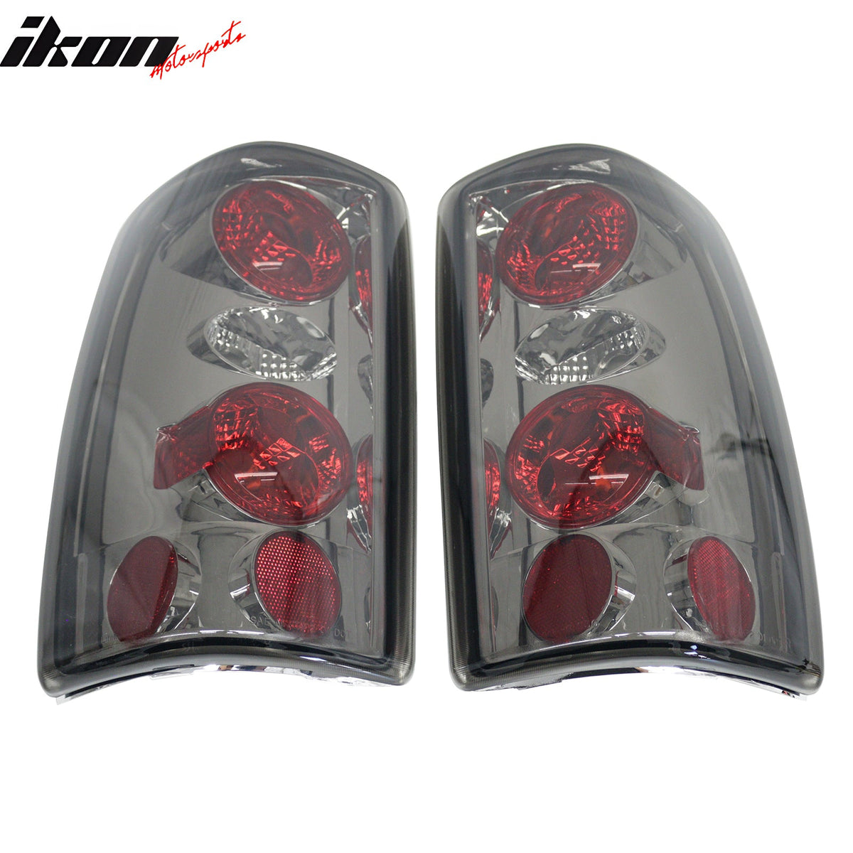 2000-2006 Chevy Suburban & Tahoe & GMC Yukon 1500/2500 2PCS RH LH Left Right Driver Passenger Side Rear Tail Lights Lamps Assembly Replacement Smoke