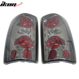 2000-2006 Chevy Suburban & Tahoe & GMC Yukon 1500/2500 2PCS RH LH Left Right Driver Passenger Side Rear Tail Lights Lamps Assembly Replacement Smoke
