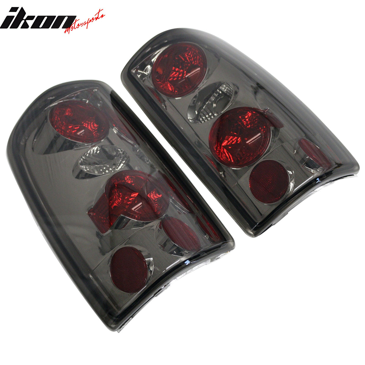 2000-2006 Chevy Suburban & Tahoe & GMC Yukon 1500/2500 2PCS RH LH Left Right Driver Passenger Side Rear Tail Lights Lamps Assembly Replacement Smoke