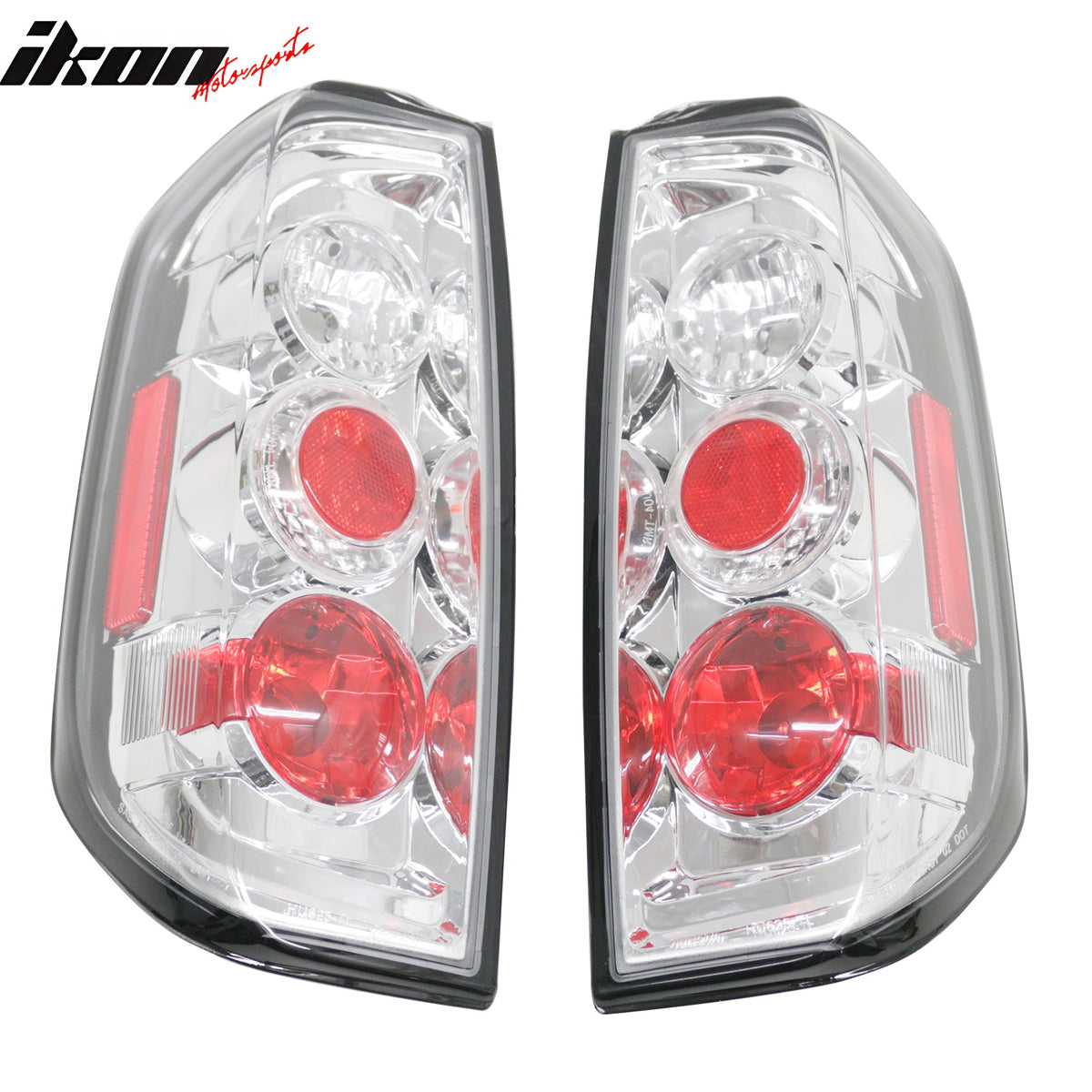 2005-2021 Nissan Frontier & 2009-2012 Suzuki Equator 2PCS RH LH Left Right Driver Passenger Side Rear Tail Lights Lamps Assembly Replacement Chrome