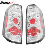 2005-2021 Nissan Frontier & 2009-2012 Suzuki Equator 2PCS RH LH Left Right Driver Passenger Side Rear Tail Lights Lamps Assembly Replacement Chrome