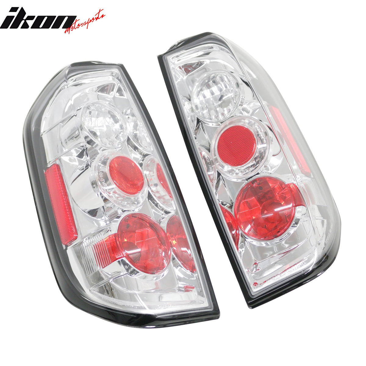 2005-2021 Nissan Frontier & 2009-2012 Suzuki Equator 2PCS RH LH Left Right Driver Passenger Side Rear Tail Lights Lamps Assembly Replacement Chrome
