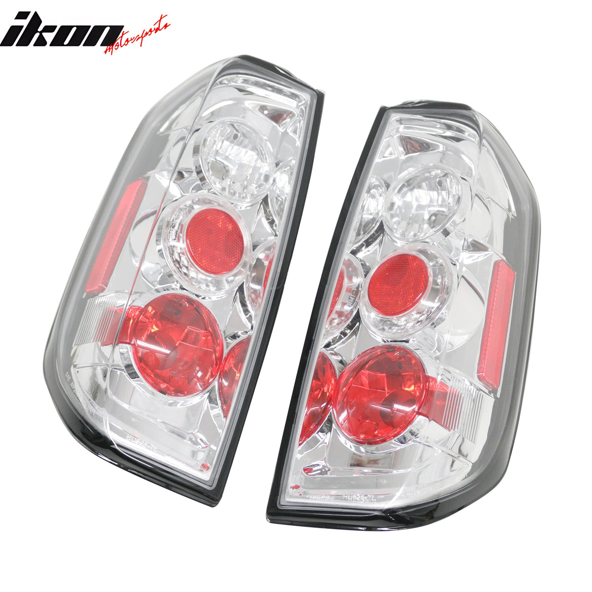 2005-2021 Nissan Frontier & 2009-2012 Suzuki Equator 2PCS RH LH Left Right Driver Passenger Side Rear Tail Lights Lamps Assembly Replacement Chrome