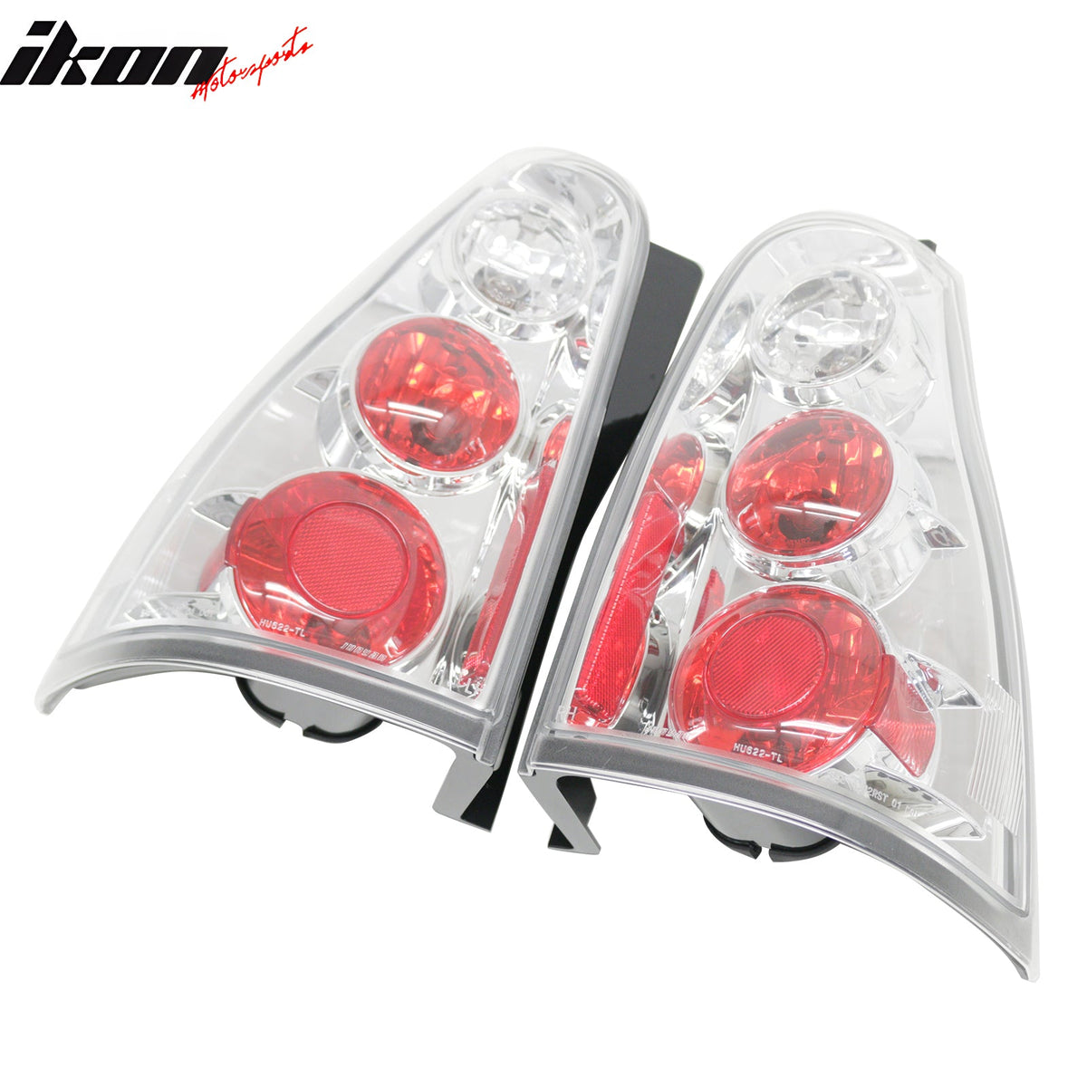 2003-2009 Toyota 4Runner 2PCS RH LH Left Right Driver Passenger Side Rear Tail Lights Lamps Assembly Replacement Altezza Style Chrome Housing