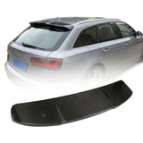2012–2018 Audi A6 C7 Avant A Style Rear Roof Spoiler Extension – Carbon Fiber